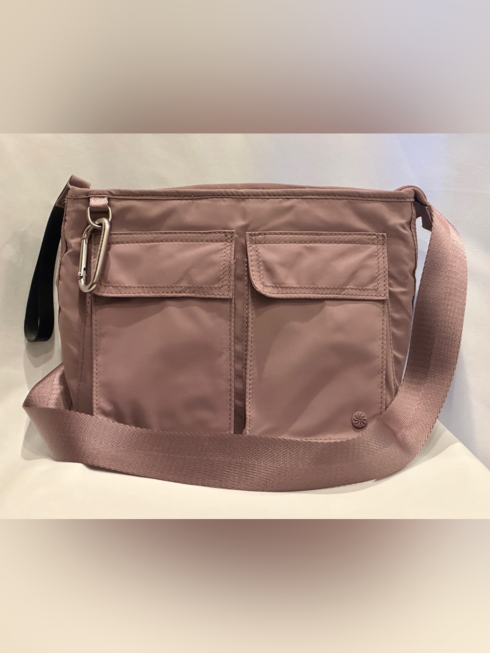 Athletica Dusty Mauve Crossbody Bag | Lightweight Multi-Pocket Travel bag